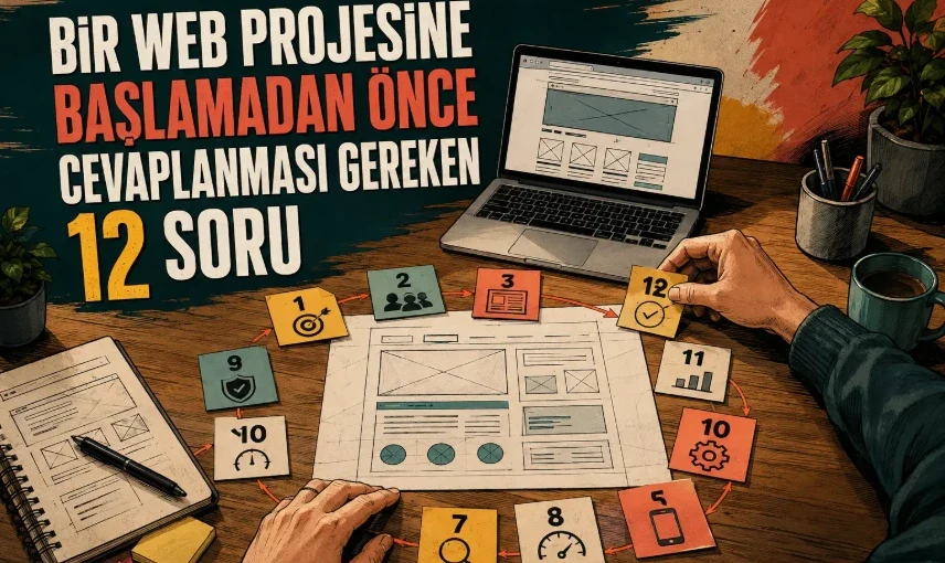 Bir Web Projesine Başlamadan Önce Cevaplanması Gereken 12 Soru